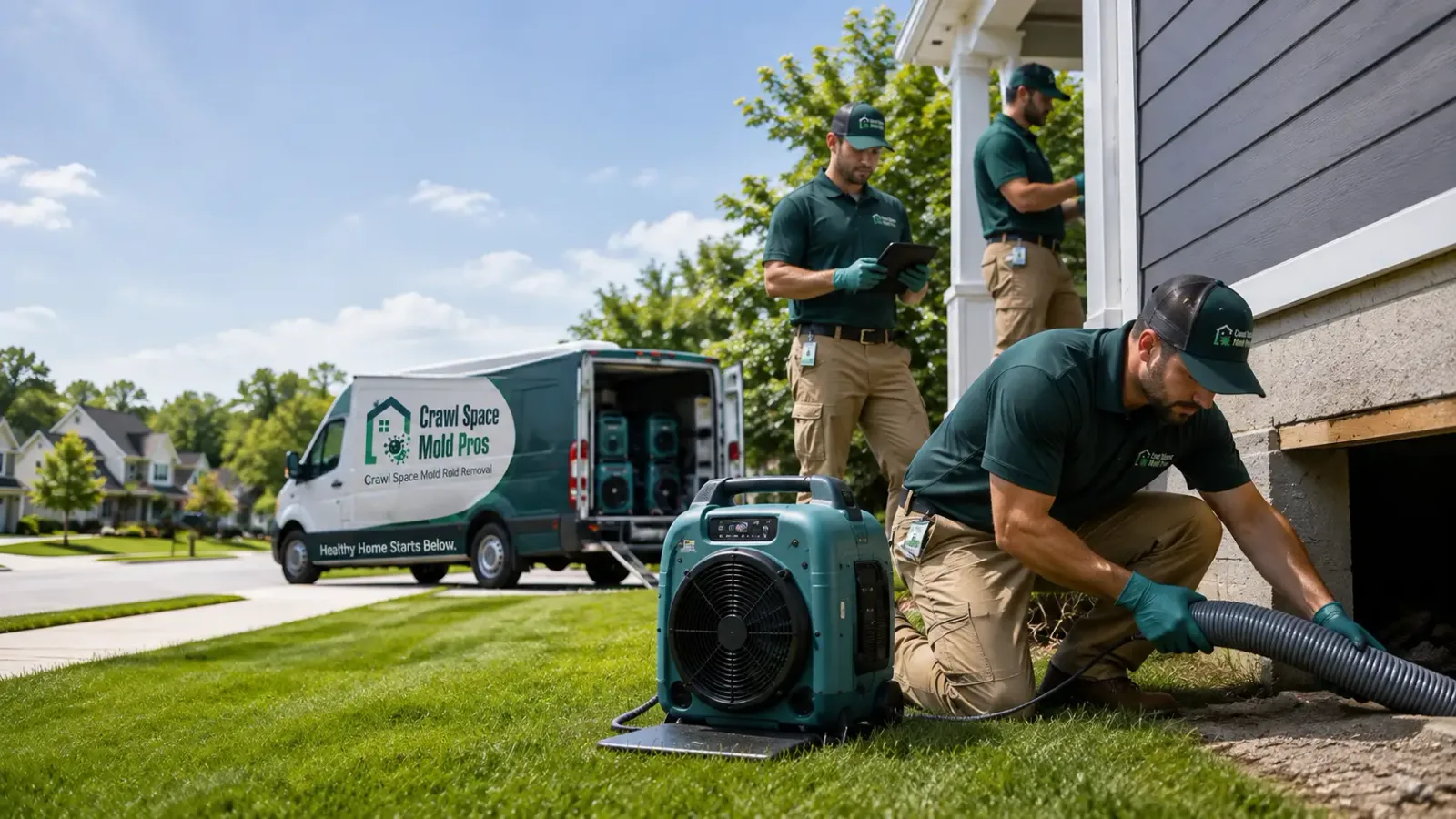 Crawl Space Mold Removal in Lewiston, NE